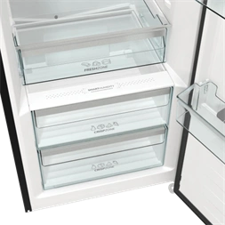 Gorenje R619DABK6 fekete, egyajtós, Hűtő:398L, hűtőszekrény