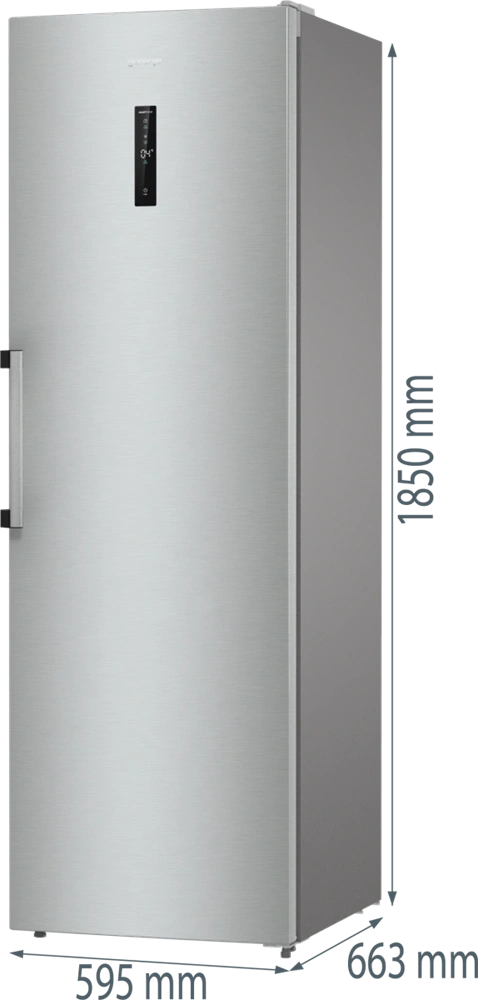 Gorenje R619DAXL6 inox, egyajtós, Hűtő:398L, hűtőszekrény