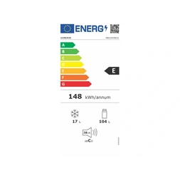 Gorenje RBIU609EA1 fehér, mini beépíthető, Hűtő:104L, Fagyasztó:17L, hűtőszekrény