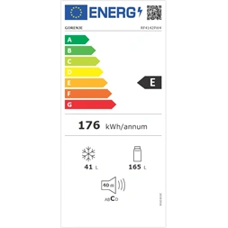 Gorenje RF4142PW4 fehér, felülfagyasztós, Hűtő:165L, Fagyasztó:41L, hűtőszekrény (Használt - B)