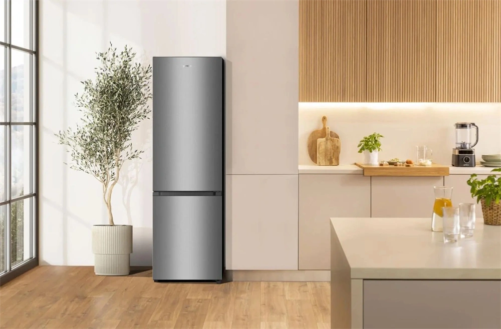 Gorenje RK418DPS4I ezüst, alulfagyasztós, kombinált hűtőszekrény