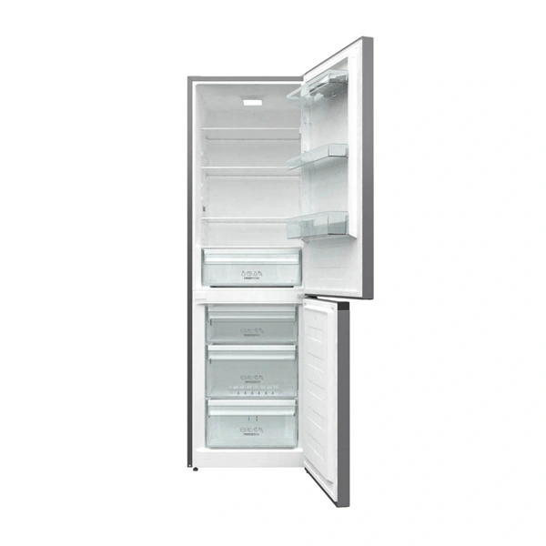 Gorenje RK6191ES4 inox, alulfagyasztós, Hűtő:205L, Fagyasztó:109L, hűtőszekrény (Újszerű)