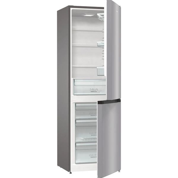 Gorenje RK6191ES4 inox, alulfagyasztós, Hűtő:205L, Fagyasztó:109L, hűtőszekrény (Újszerű)