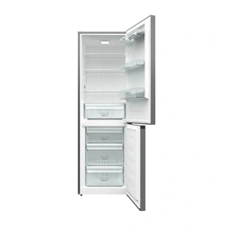 Gorenje RK6192ES4 fémszürke, alulfagyasztós, Hűtő:208L, Fagyasztó:112L, hűtőszekrény (Használt - B)