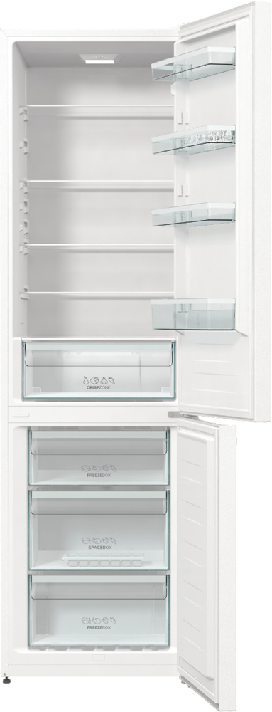 Gorenje RK6201EW4 fehér, alulfagyasztós, Hűtő:239L, Fagyasztó:110L, FrostLess hűtőszekrény