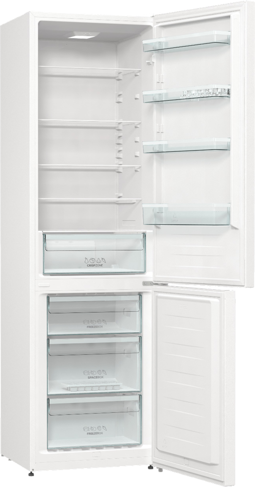 Gorenje RK6201EW4 fehér, alulfagyasztós, Hűtő:239L, Fagyasztó:110L, FrostLess hűtőszekrény