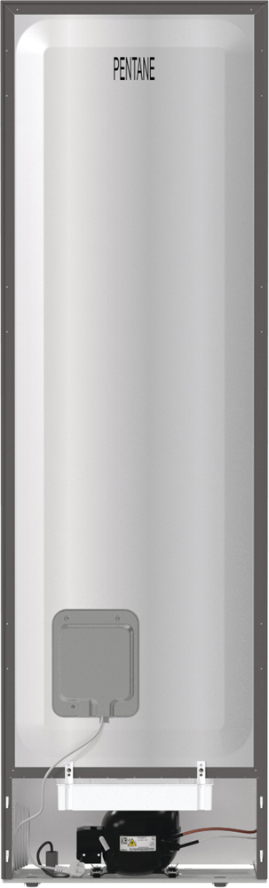 Gorenje RK6202ES4 inox, alulfagyasztós, Hűtő:239L, Fagyasztó:110L, FrostLess hűtőszekrény
