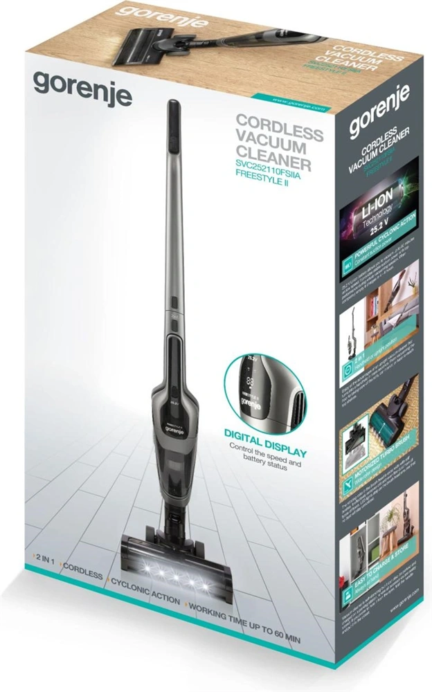 Gorenje SVC252110FSIIA vezeték nélküli porszívó