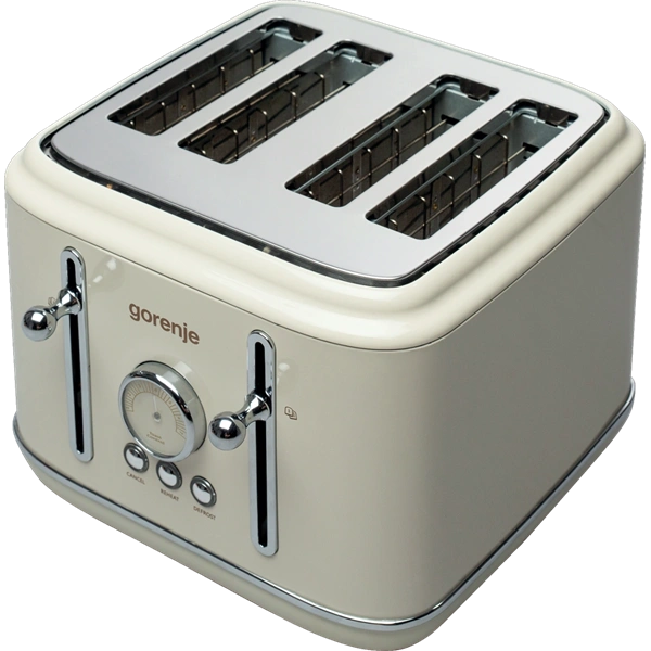 Gorenje T2300CLIN bézs 4 szeletes retro kenyérpirító