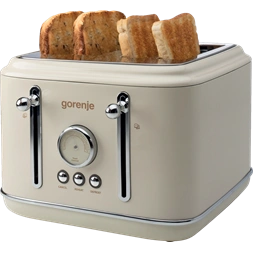Gorenje T2300CLIN bézs 4 szeletes retro kenyérpirító