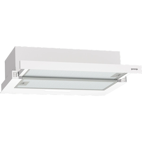 Gorenje TH60E3W fehér, kihúzható, méret:60cm, teleszkópos, páraelszívó