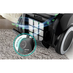 Gorenje VCE01G4AEBK porzsák nélküli porszívó