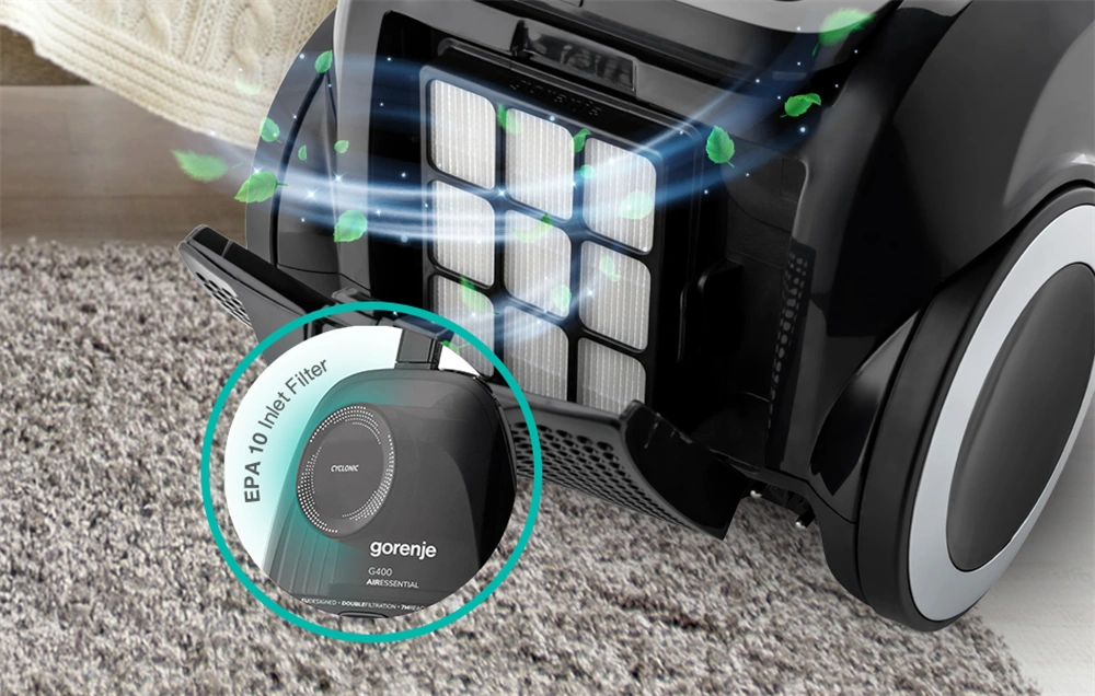 Gorenje VCE01G4AEBK porzsák nélküli porszívó