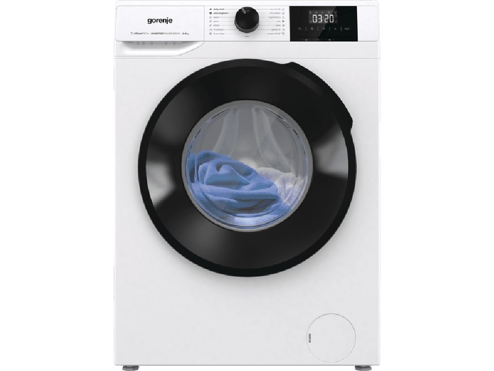 Gorenje W1NGPI61SBS fehér, elöltöltős, max.1000ford., 6 kg, mosógép