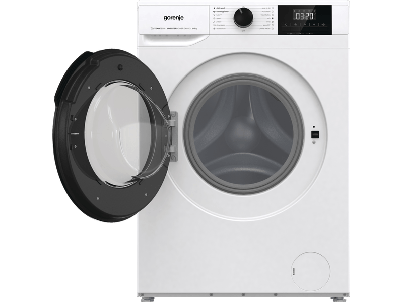 Gorenje W1NGPI61SBS fehér, elöltöltős, max.1000ford., 6 kg, mosógép