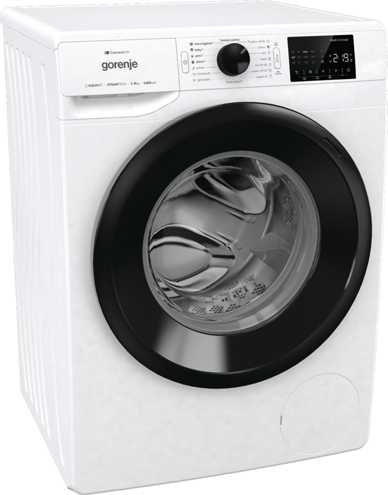 Gorenje W2PNEI94A1SWIFI fehér, elöltöltős, max.1400ford., 9 kg, mosógép