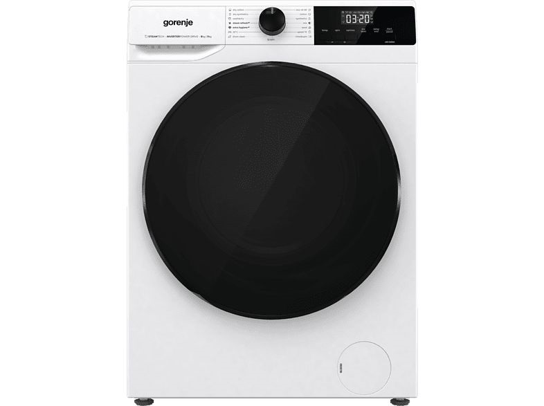 Gorenje WD2A854ADS fehér, elöltöltős, max.1400ford., 8 kg/5 kg, mosó-szárítógép