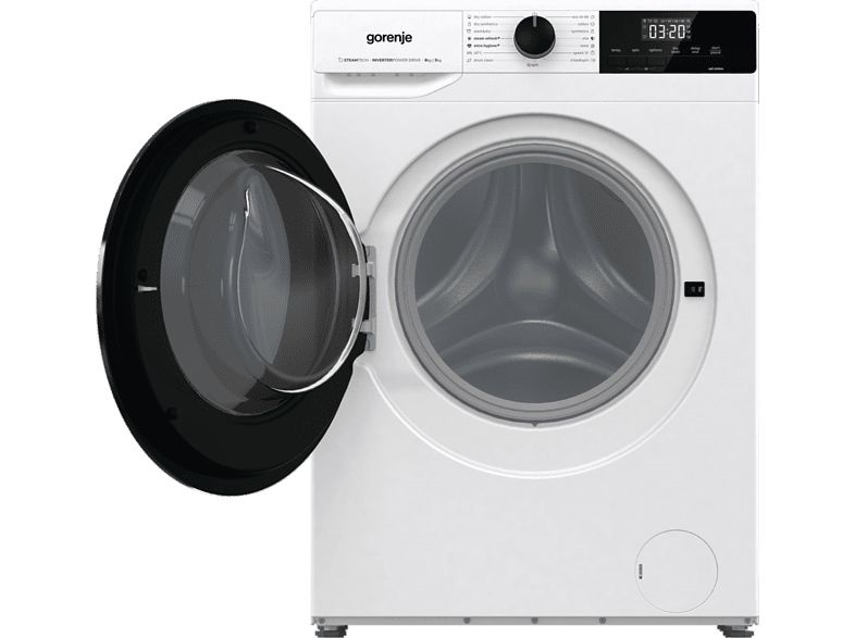 Gorenje WD2A854ADS fehér, elöltöltős, max.1400ford., 8 kg/5 kg, mosó-szárítógép