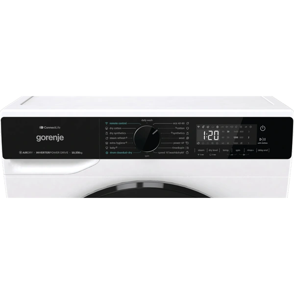 Gorenje WD2PA1X64ADW fehér, max.1400.ford, 10,5/6kg, mosó-szárítógép