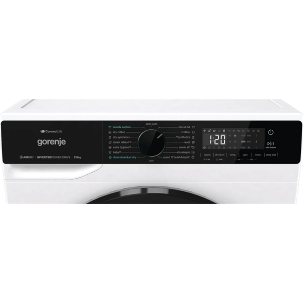 Gorenje WD2PA854ADW fehér, max.1400.ford, 8/5kg, mosó-szárítógép