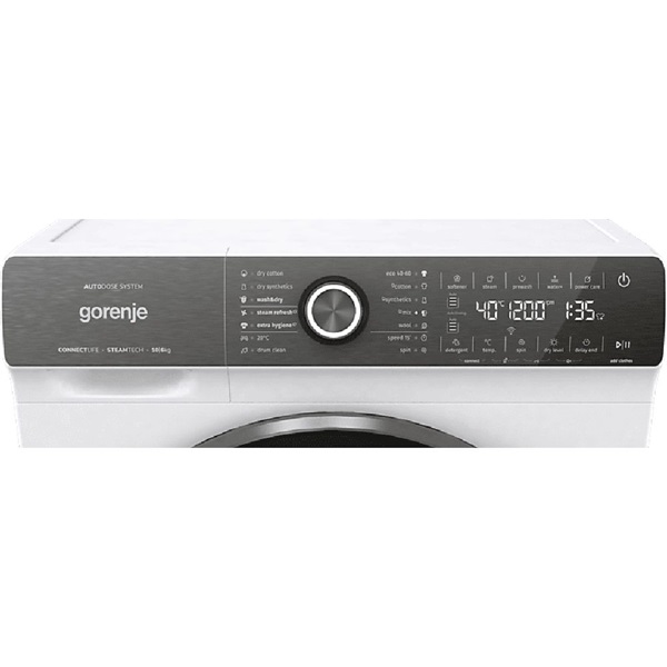 Gorenje WD2S164ADSWA 10 kg elöltöltős mosó-szárítógép