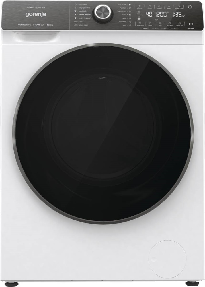 Gorenje WD2S164ADSWA fehér, elöltöltős, max.1400ford., 10 kg/6 kg, mosó-szárítógép