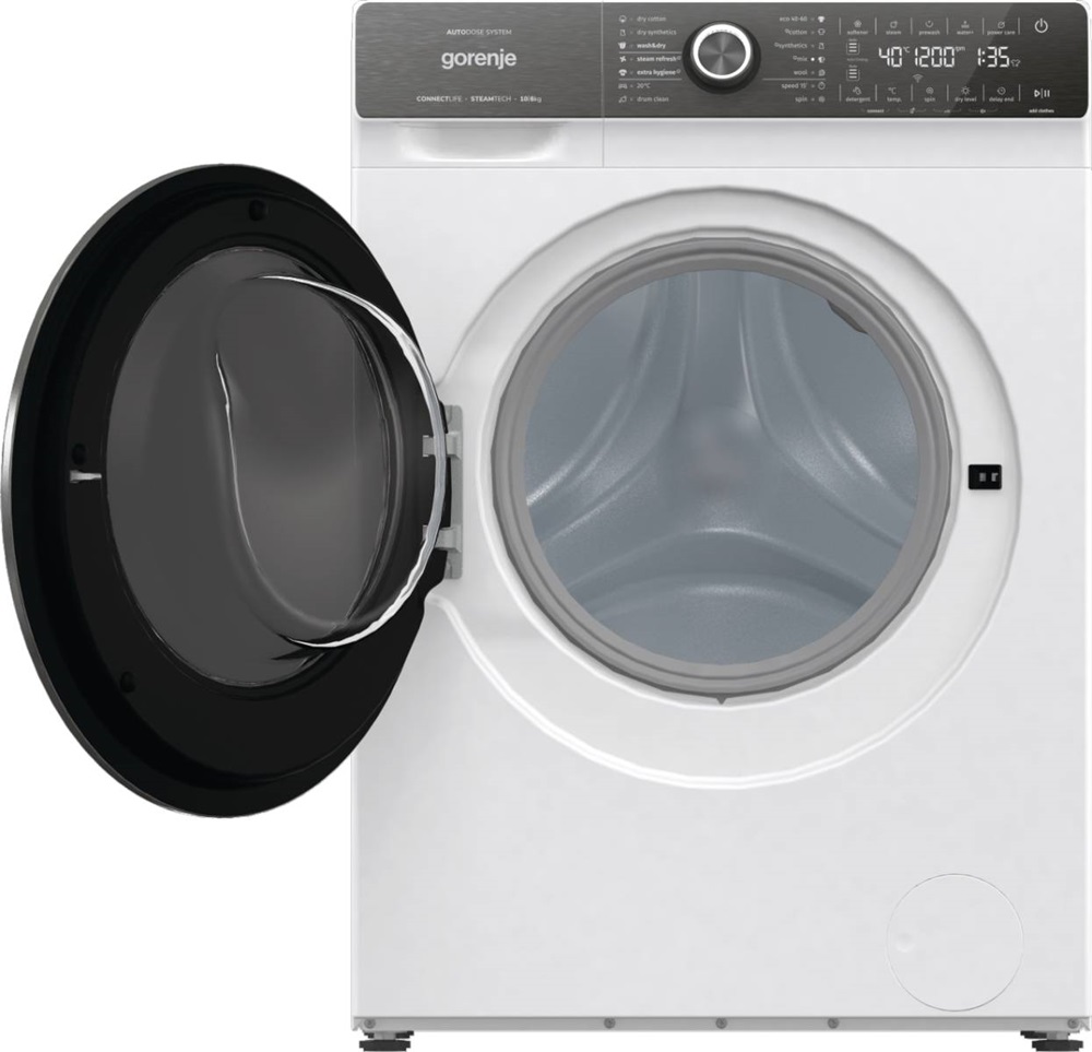Gorenje WD2S164ADSWA fehér, elöltöltős, max.1400ford., 10 kg/6 kg, mosó-szárítógép