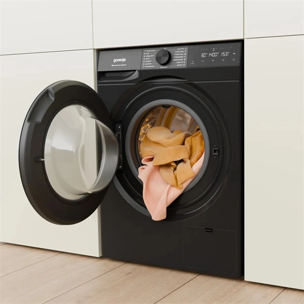 Gorenje WG484A31B fekete, elöltöltős, 8 kg, 1400 ford./perc, mosógép