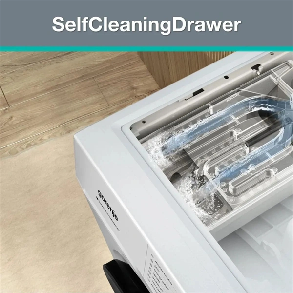 Gorenje WG484A31B fekete, elöltöltős, 8 kg, 1400 ford./perc, mosógép