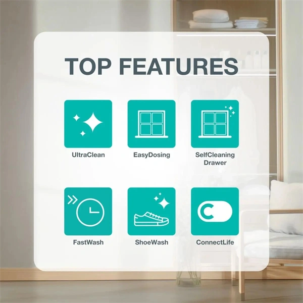 Gorenje WG494A11 fehér, elöltöltős, 9 kg, 1400 ford./perc, WiFi, mosógép
