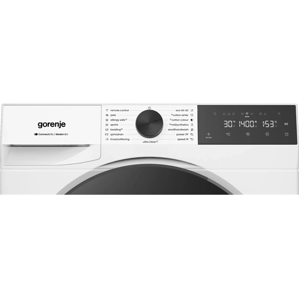 Gorenje WG494A11 fehér, elöltöltős, 9 kg, 1400 ford./perc, WiFi, mosógép