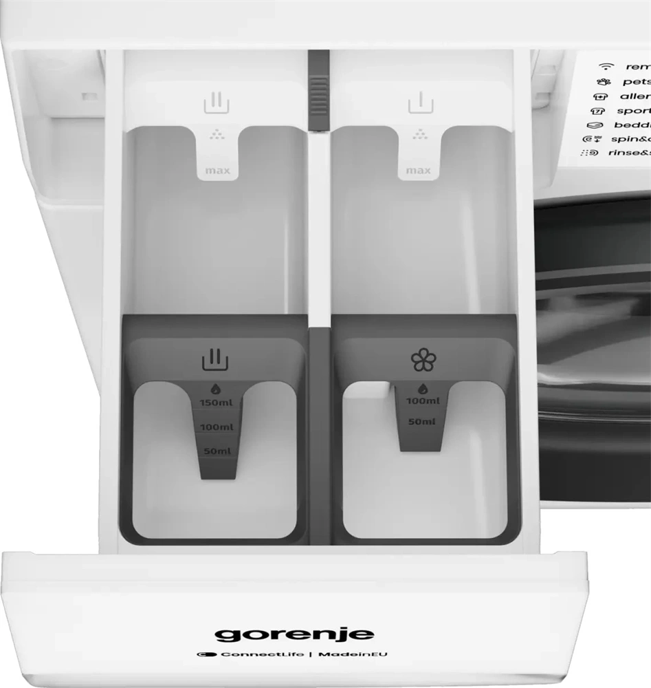 Gorenje WG494A11 fehér, elöltöltős, 9 kg, 1400 ford./perc, WiFi, mosógép