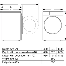 Gorenje WG614A4P1 fehér, elöltöltős, 10 kg, 1400 ford./perc, mosógép