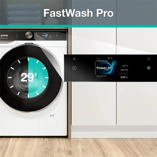 Gorenje WG884A31 fehér, elöltöltős, 8 kg, 1400 ford./perc, mosógép