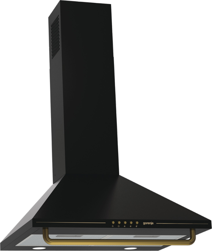 Gorenje WHC63CLB antracit, szabadonálló, kürtős, méret:60 cm, zajszint:70 dB, páraelszívó
