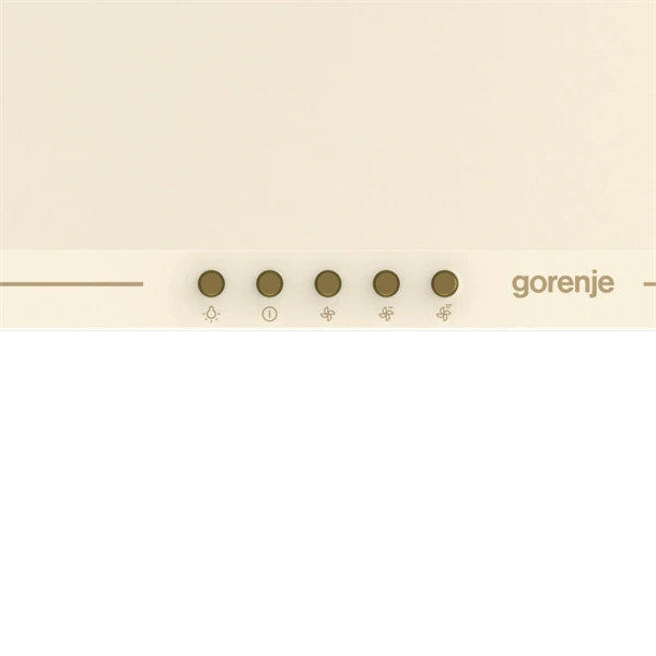 Gorenje WHC63CLI elefántcsontszín, fali, méret:60cm, zajszint:70dB, páraelszívó