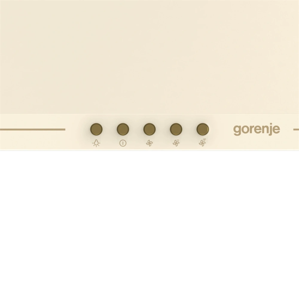 Gorenje WHC63CLI elefántcsontszín, fali, méret:60cm, zajszint:70dB, páraelszívó