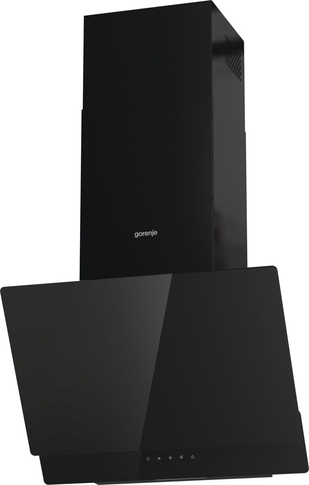 Gorenje WHI 649EB fekete, szabadonálló, kürtős, méret:60 cm, zajszint:63 dB, páraelszívó