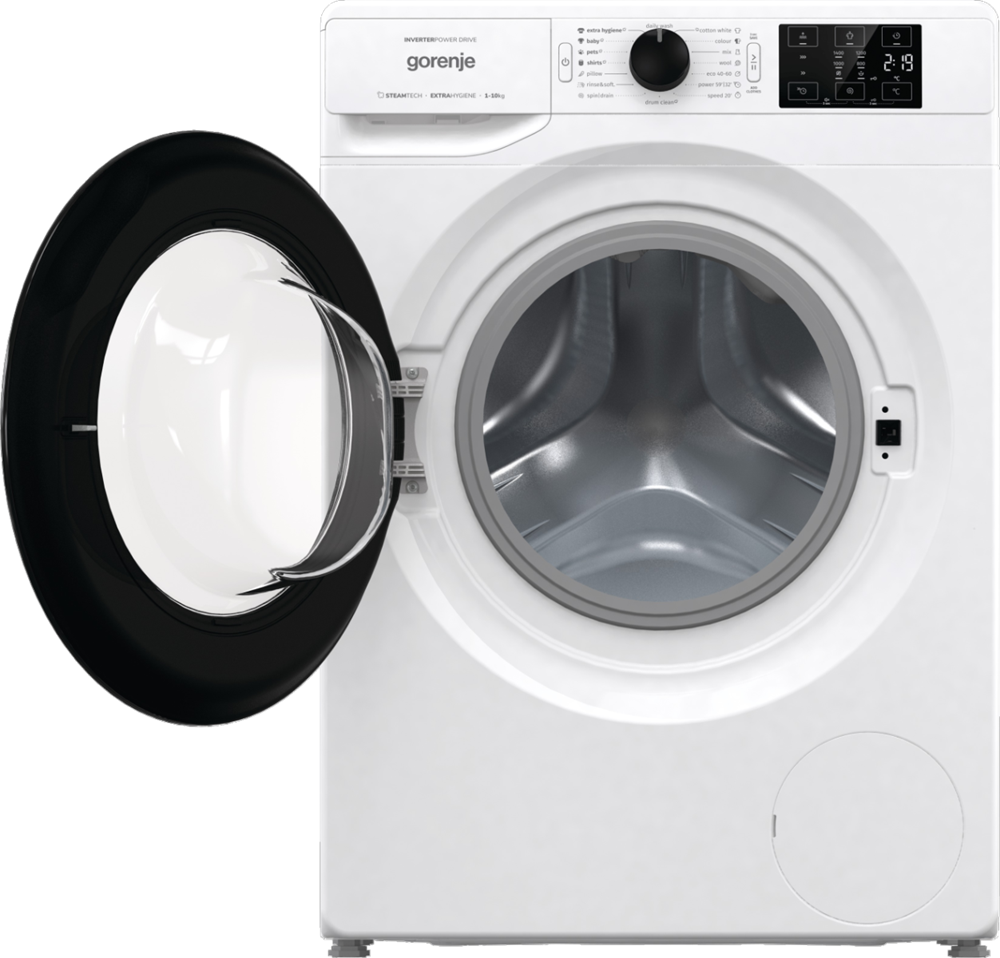 Gorenje WNEI14BS fehér, elöltöltős, max.1400ford., 10 kg, mosógép
