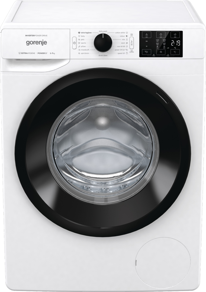 Gorenje WNEI72B fehér, elöltöltős, max.1200ford., 7 kg, mosógép