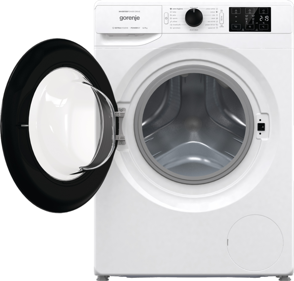 Gorenje WNEI72B fehér, elöltöltős, max.1200ford., 7 kg, mosógép