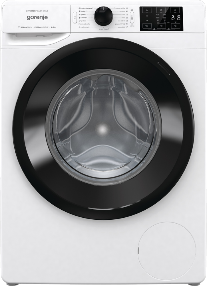 Gorenje WNEI84BS fehér, elöltöltős, max.1400ford., 8 kg, mosógép