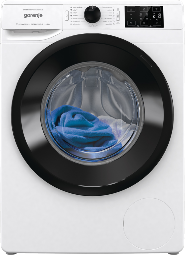 Gorenje WNEI94BS fehér, elöltöltős, max.1400ford., 9 kg, mosógép