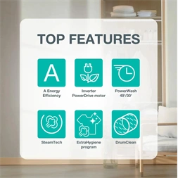 Gorenje WNGPI62SAS fehér, elöltöltős, 6 kg, mosógép