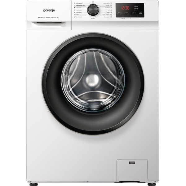 Gorenje WNHVB60SES fehér, elöltöltős, keskeny, max.1000ford., 6 kg, mosógép (Újszerű)