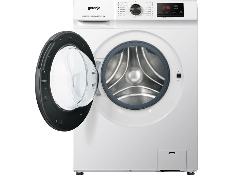 Gorenje WNHVB60SES fehér, elöltöltős, keskeny, max.1000ford., 6 kg, mosógép (Újszerű)