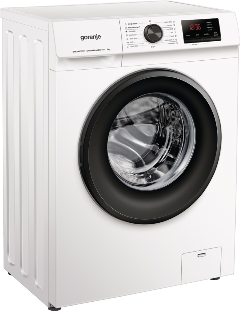 Gorenje WNHVB60SES fehér, elöltöltős, keskeny, max.1000ford., 6 kg, mosógép (Újszerű)