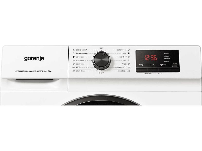Gorenje WNHVB72SDS fehér, elöltöltős, , 7 kg, mosógép(Használt - A)