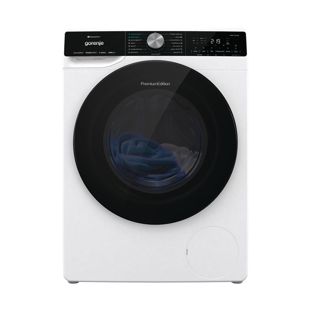 Gorenje WNS1X4ARTWIFI fehér, elöltöltős, max.1400ford., 10,5 kg, mosógép
