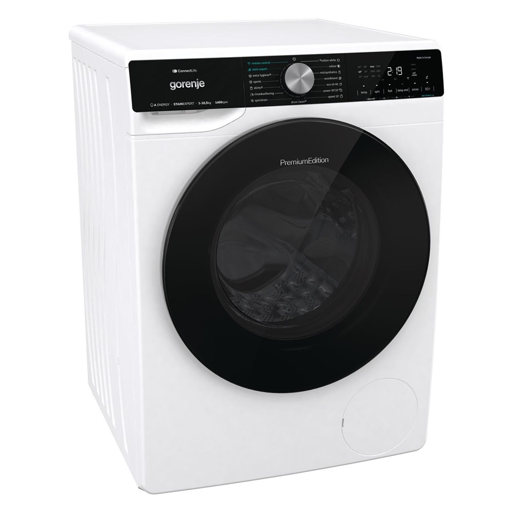 Gorenje WNS1X4ARTWIFI fehér, elöltöltős, max.1400ford., 10,5 kg, mosógép